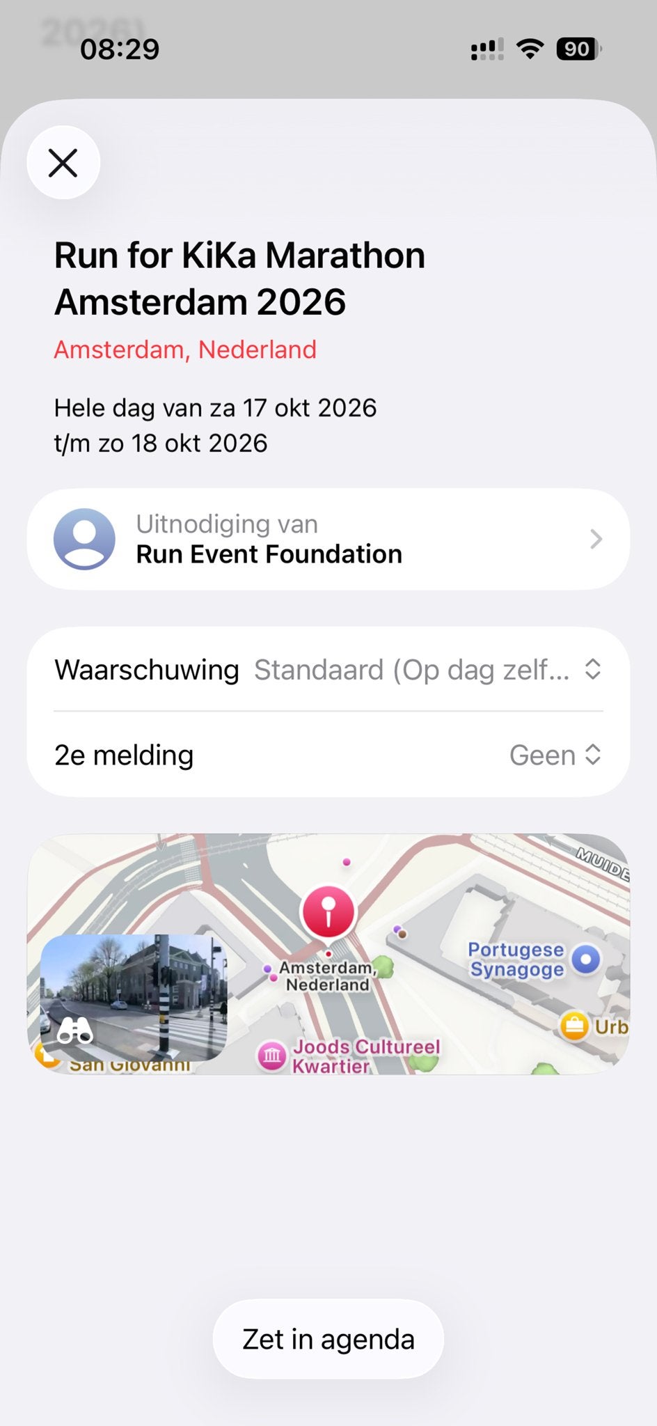 Kika marathon amsterdam ticket hele marathon