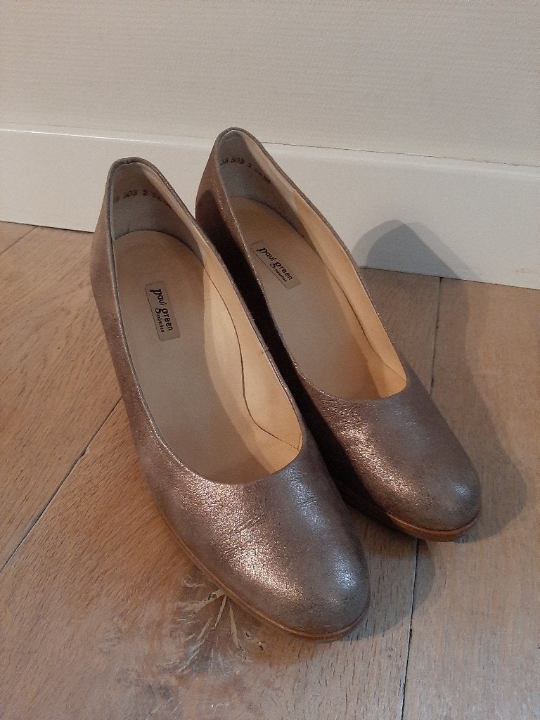 Mooie Paul & Green pumps, maat 39, Paul & green, Pumps, Beige, Ophalen of Verzenden