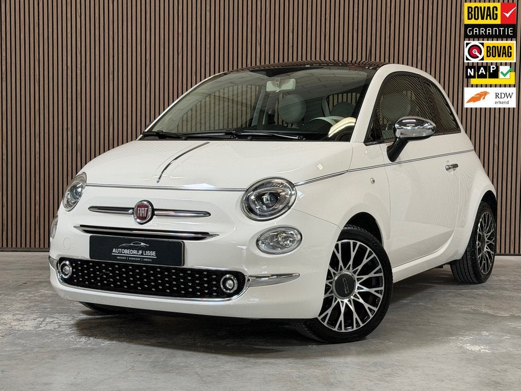 Fiat 500 0.9 TwinAir Turbo Collezione|Panoramadak|PDC|Nap, 12 maanden, Gebruikt, Origineel Nederlands, Bedrijf