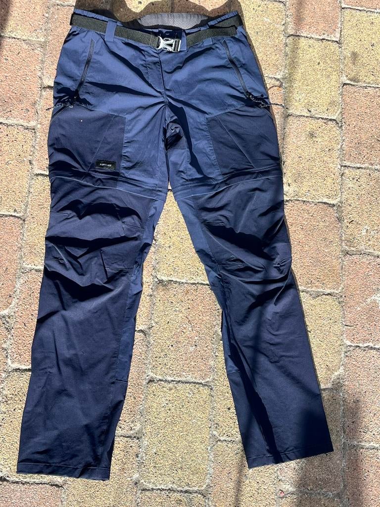 Nieuwe Forclaz wandelbroek, lange en korte broek maat 42, Ophalen of Verzenden, Nieuw, Maat 42/44 (L), Blauw