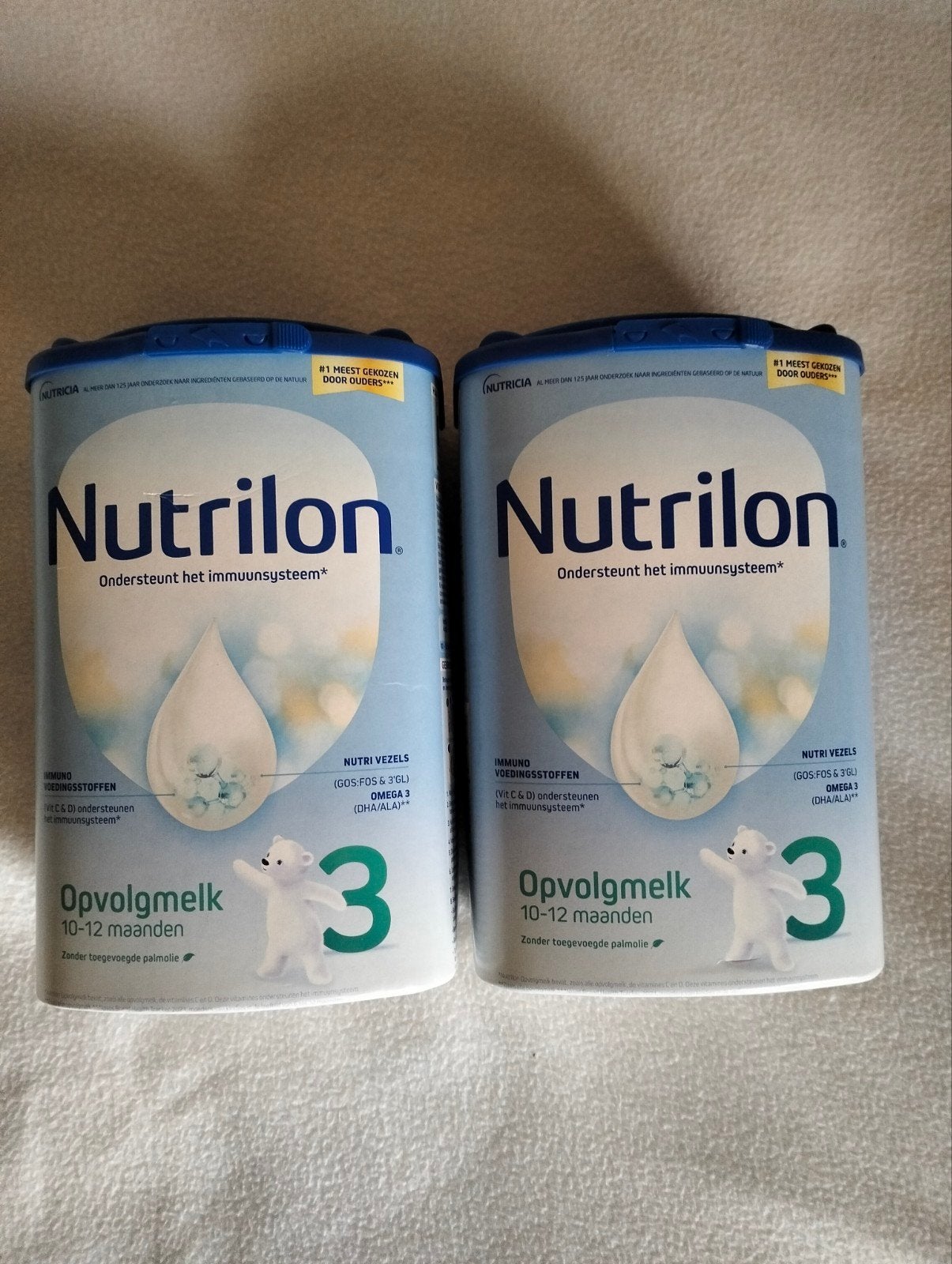 Twee nieuwe, ongeopende bussen Nutrilon Opvolgmelk 3, Ophalen of Verzenden, Nieuw, Overige typen