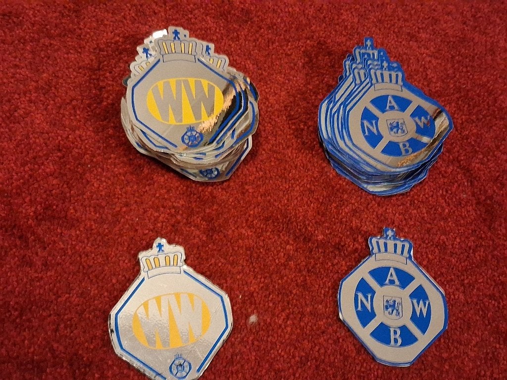 ANWB en WW Schildje stickers, Ophalen of Verzenden, Zo goed als nieuw