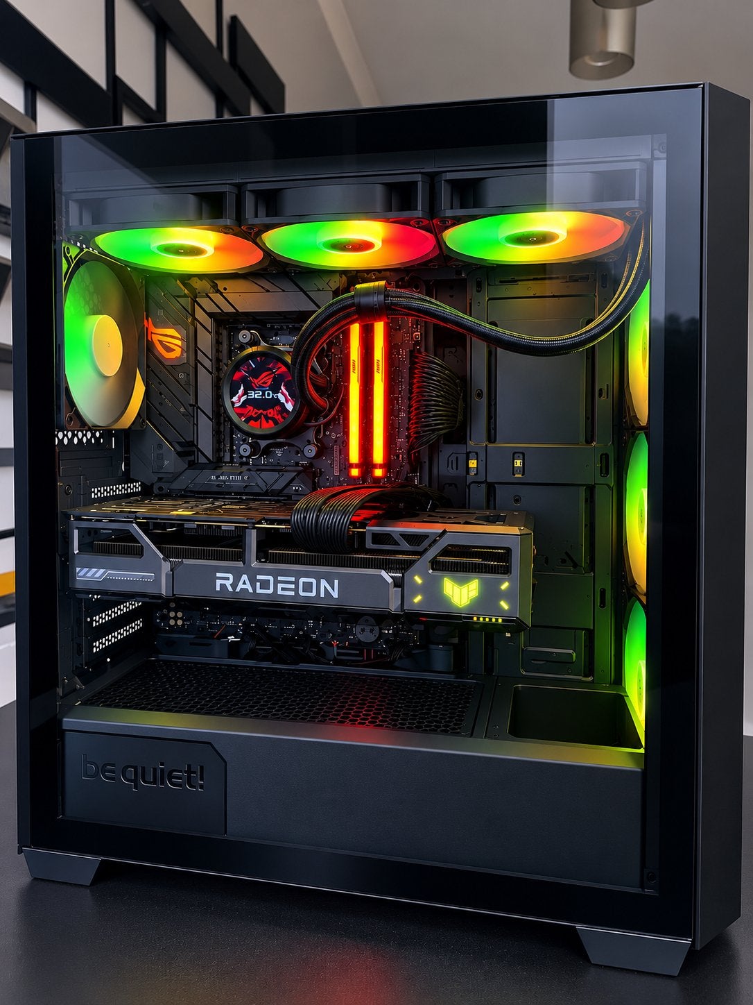 High-End Gaming PC - Ryzen 7 9800X3D - RX 9070 - 32GB DDR5, 32 GB, Ophalen of Verzenden, Zo goed als nieuw, Gaming