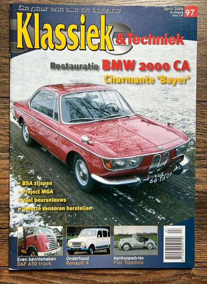 KT: BMW 2000 CA, Renault 4, DAF A50, Fiat Topolino, MG MGA, Ophalen of Verzenden, Zo goed als nieuw, Algemeen