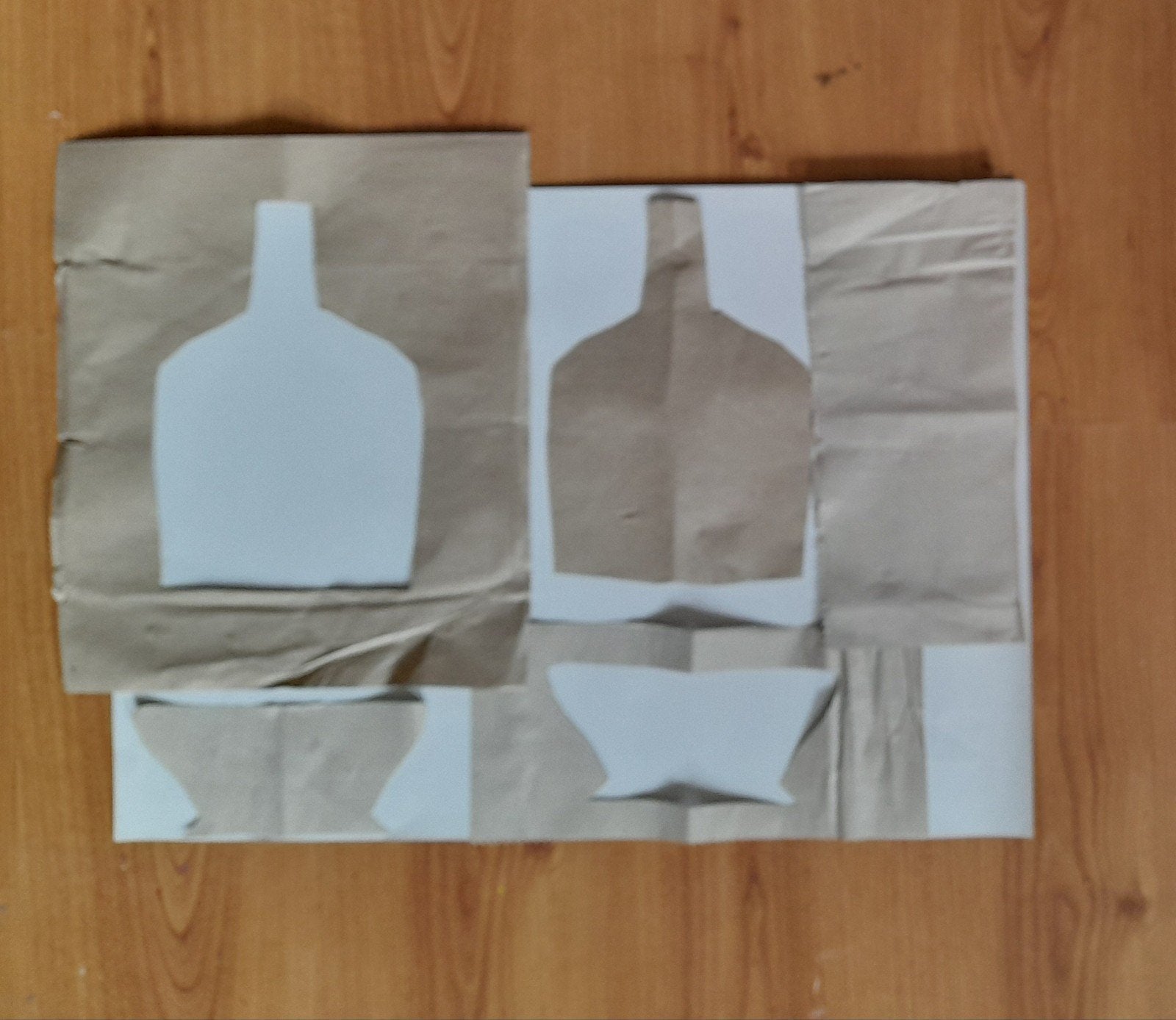 Collage, Ophalen of Verzenden, Minder dan 50 cm, Schilderij