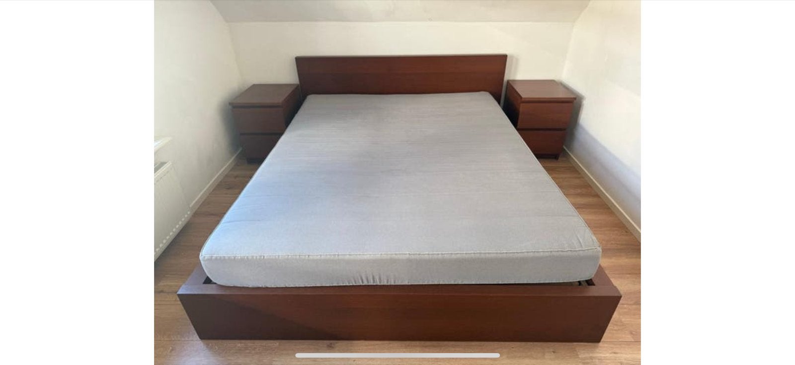 Complete slaapkamer set IKEA Malm, Huis en Inrichting, Slaapkamer | Complete slaapkamers, Ophalen, Zo goed als nieuw, Tweepersoons