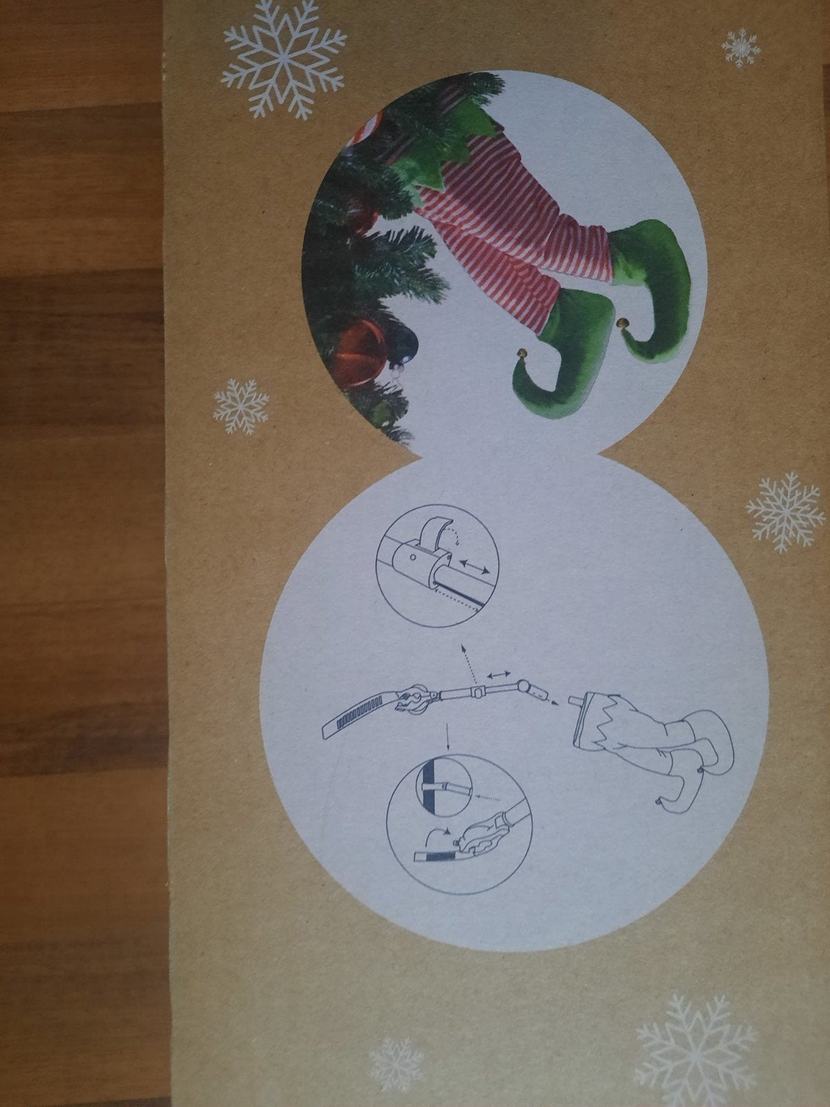 Kerstboom versiering bewegende benen., Ophalen of Verzenden, Nieuw