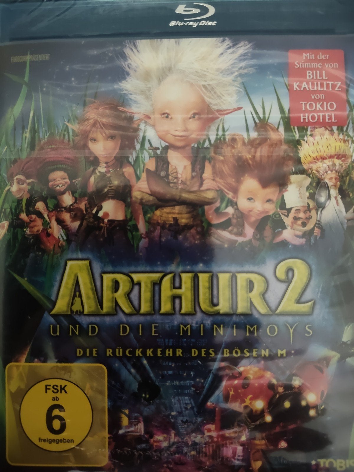 Arthur 2 en de Minimoys Blu-ray Disc - Nieuw in verpakking, Ophalen of Verzenden, Nieuw in verpakking, Tekenfilms en Animatie