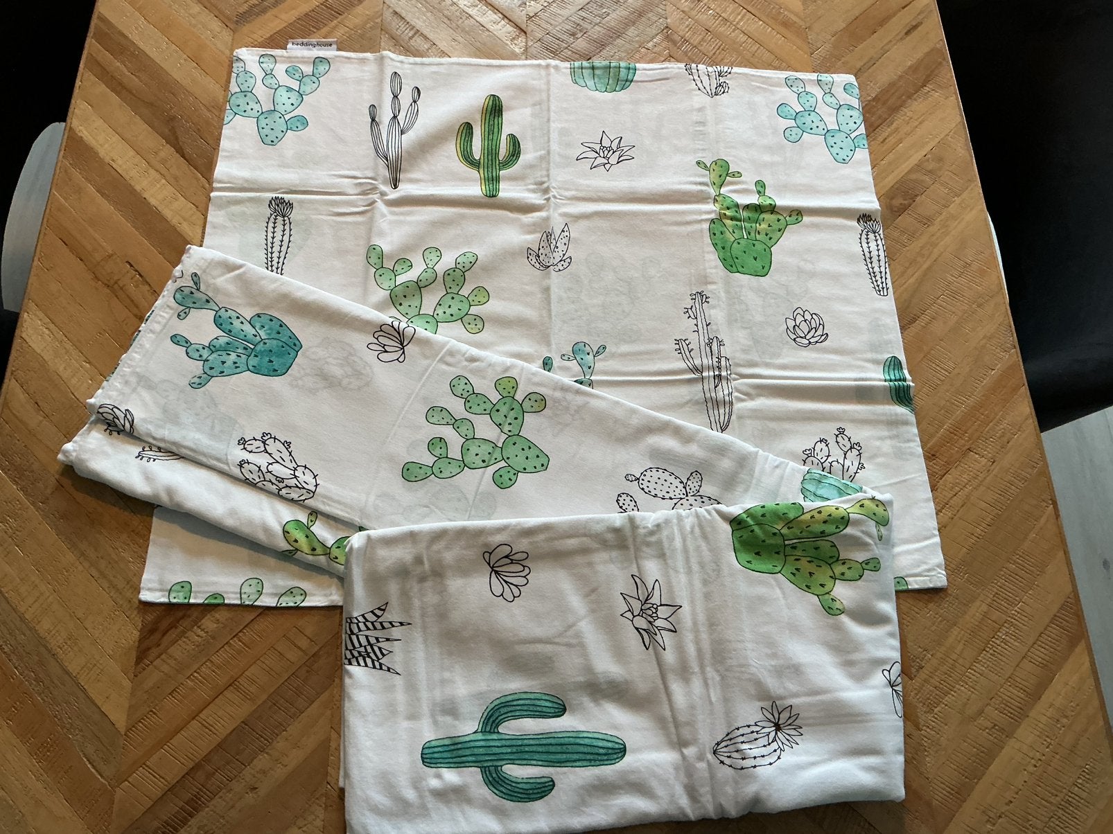 Dekbedovertrek, Ophalen, Eenpersoons, Dubbelzijdig bruikbaar, Wit