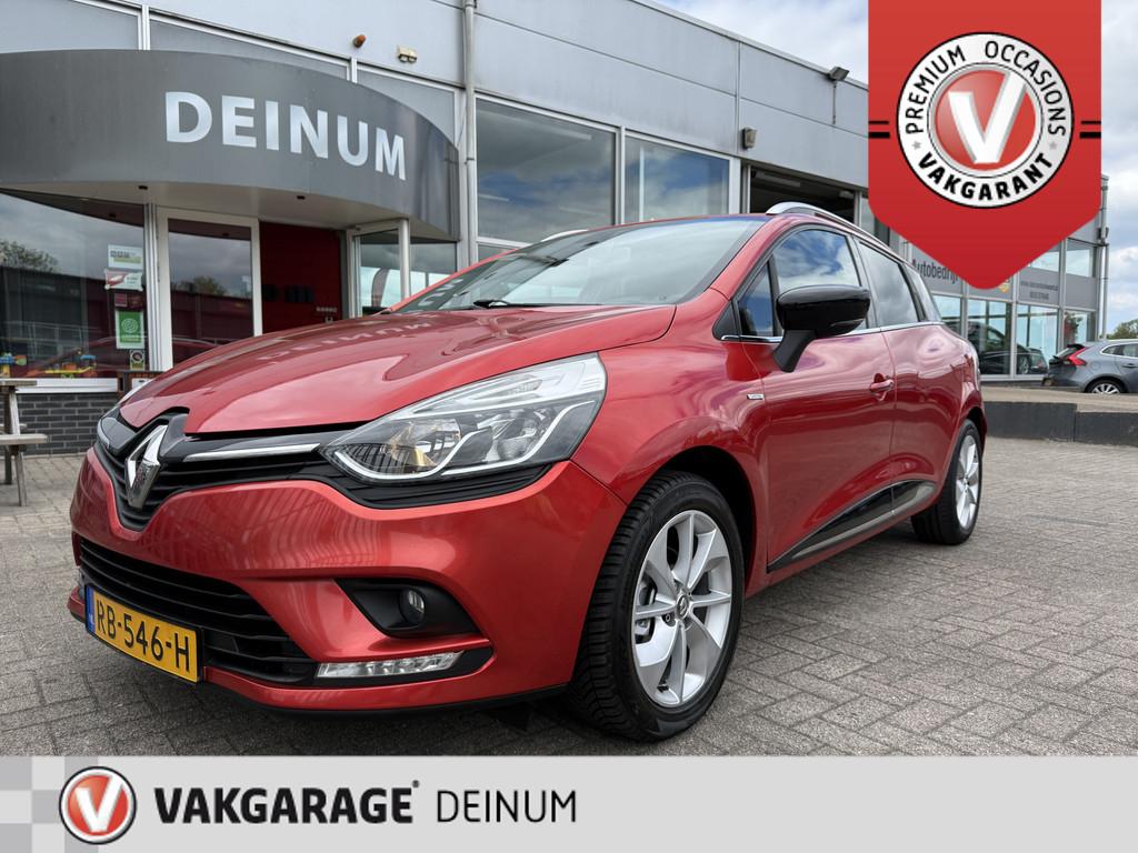 Renault Clio Estate 0.9 TCe Limited Navigatie, Climate contr, 898 cc, Gebruikt, 580 kg, Met garantie (alle)