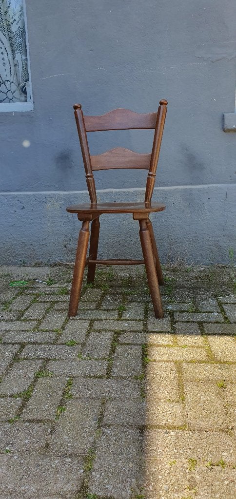 Houten stoelen te koop, Ophalen, Gebruikt, Bruin, Vijf, Zes of meer stoelen