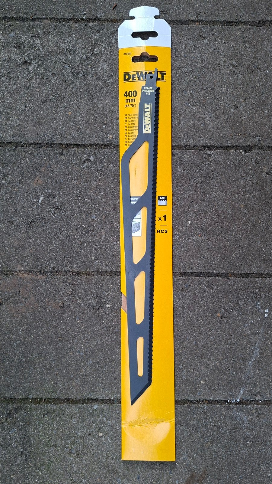 DeWALT 400mm Reciprozaagblad isolatie - DT2452, 70 mm of meer, Nieuw, Ophalen of Verzenden, DeWALT