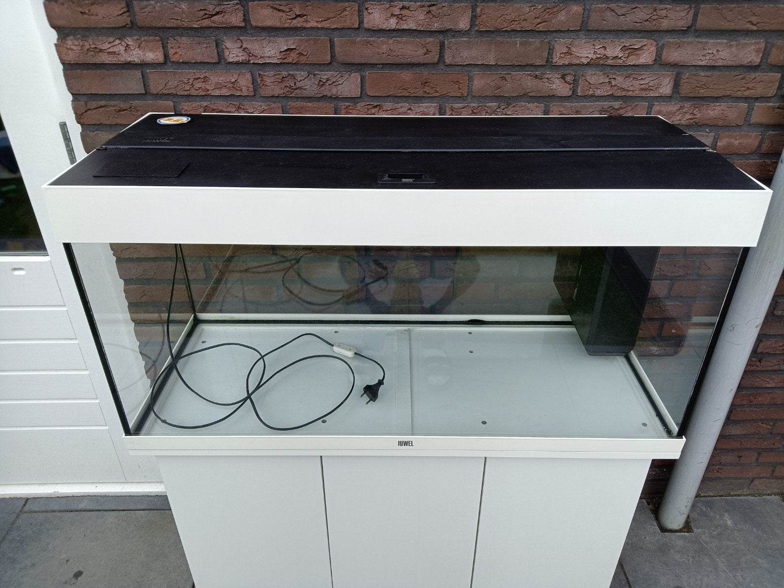 Witte Juwel aquarium, Dieren en Toebehoren, Vissen | Aquaria en Toebehoren, Ophalen, Gebruikt, Leeg aquarium, Juwel