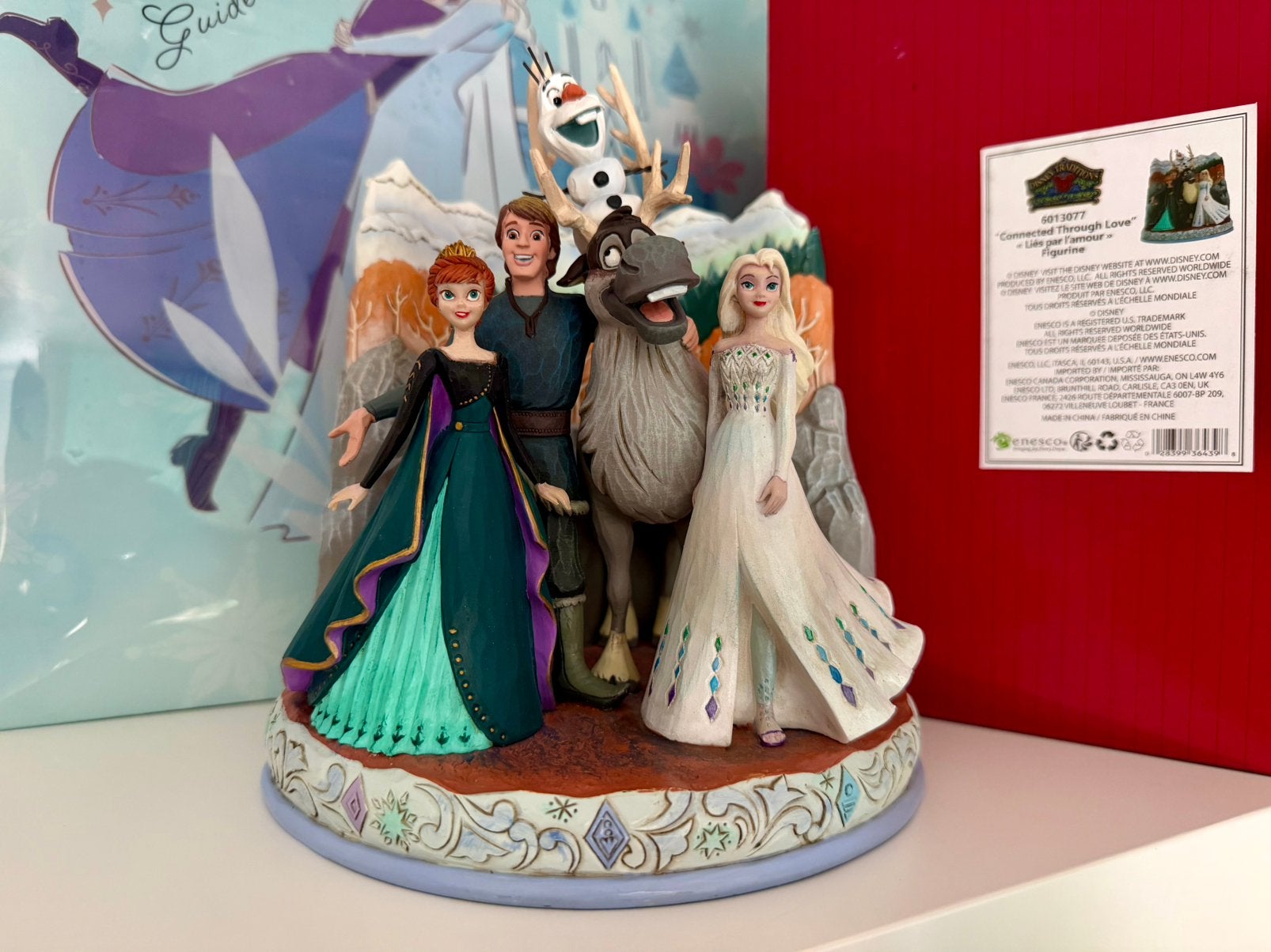 Unieke Carved by Heart Frozen 2 beeld Disney Traditions, Verzamelen, Disney, Ophalen of Verzenden, Overige figuren, Zo goed als nieuw