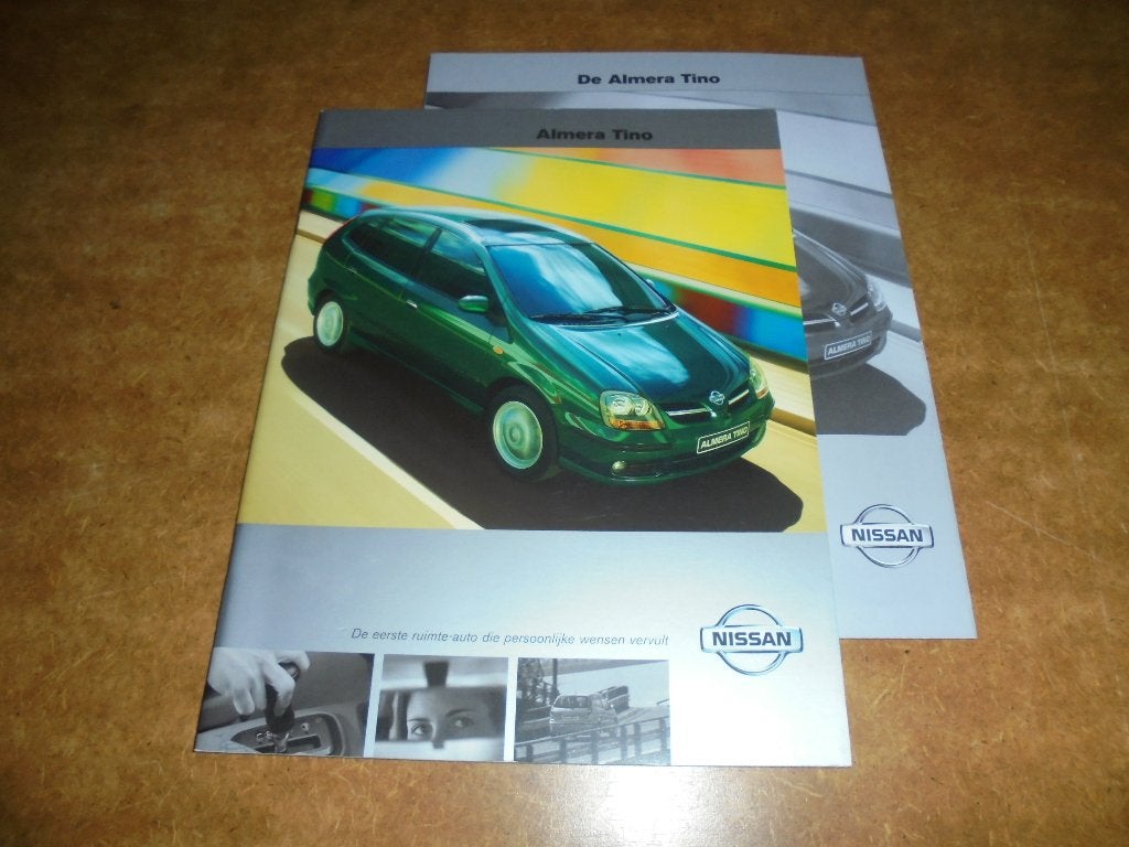 brochure Nissan Almera Tino  2003, Ophalen of Verzenden, Nieuw, Nissan