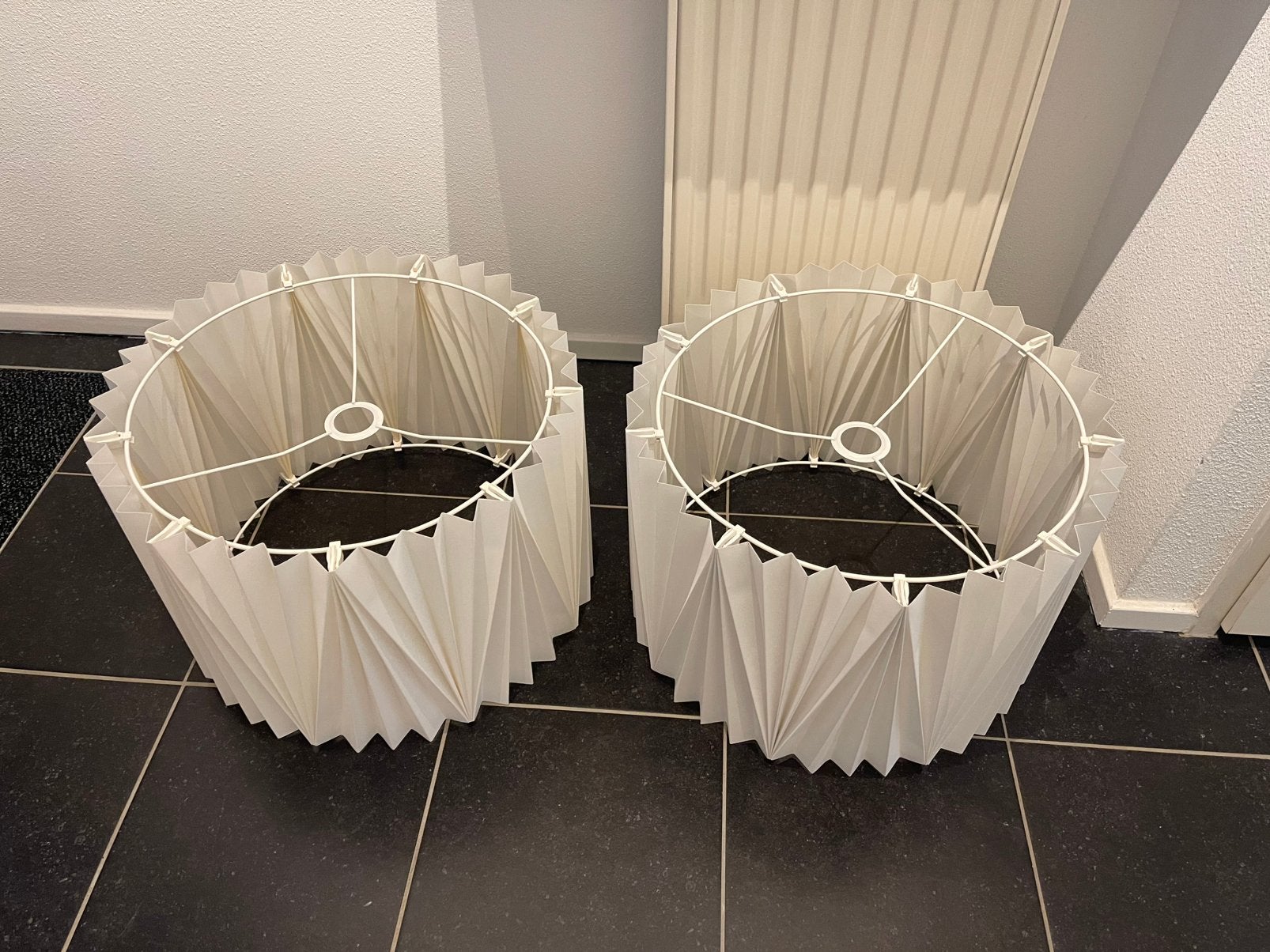 Lampen kappen ikea., Ophalen, Zo goed als nieuw, Wit, 42 cm