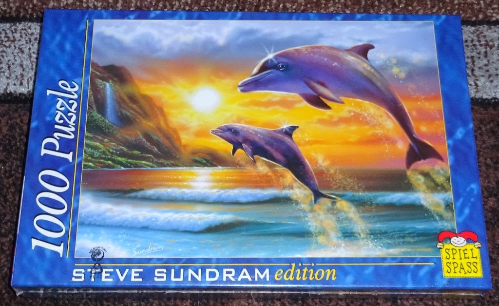 Legpuzzel Spiel Spass – 1000 stukjes – Sunrise Jump for Joy, Ophalen of Verzenden, 500 t/m 1500 stukjes, Nieuw, Legpuzzel
