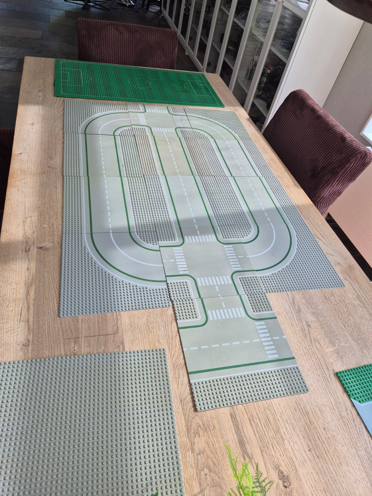 LEGO weg - voetbal -en bouwplaten, Ophalen of Verzenden, Gebruikt, Overige merken