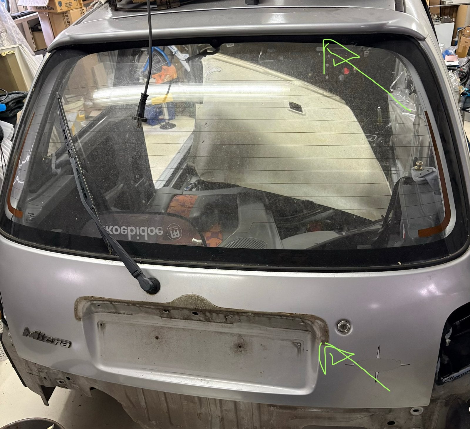 Achterklep nissan micra k11, Ophalen, Nissan, Achterklep