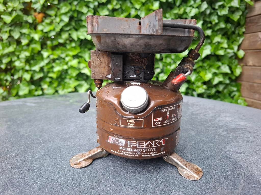 Coleman Peak1 Model 400 Benzinebrander - Degelijk en Werkend, Ophalen of Verzenden