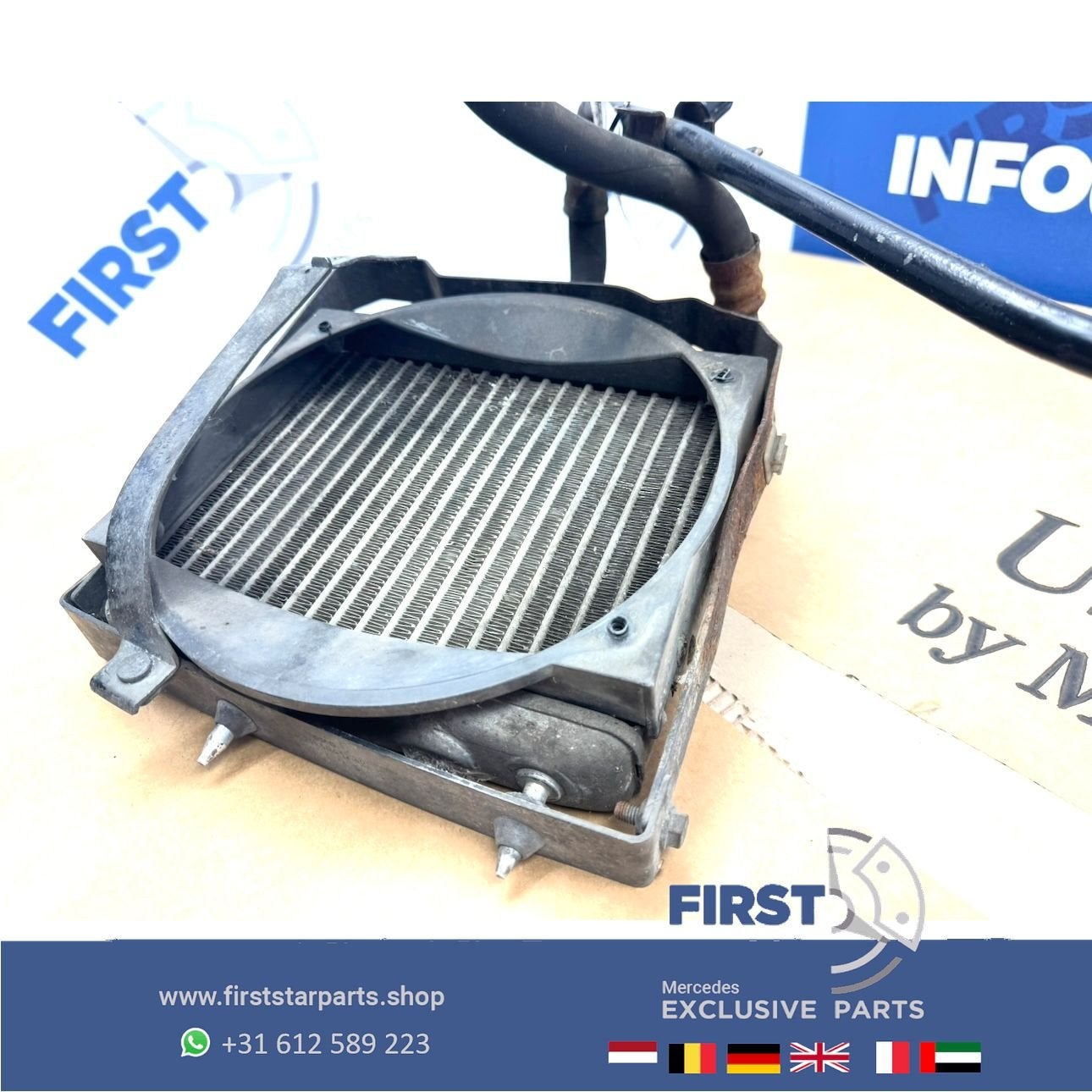 E55 CLS55 AMG KOELER A2115000400 OLIEKOELER RADIATEUR + LEID, Gebruikt, -, Ophalen of Verzenden, -