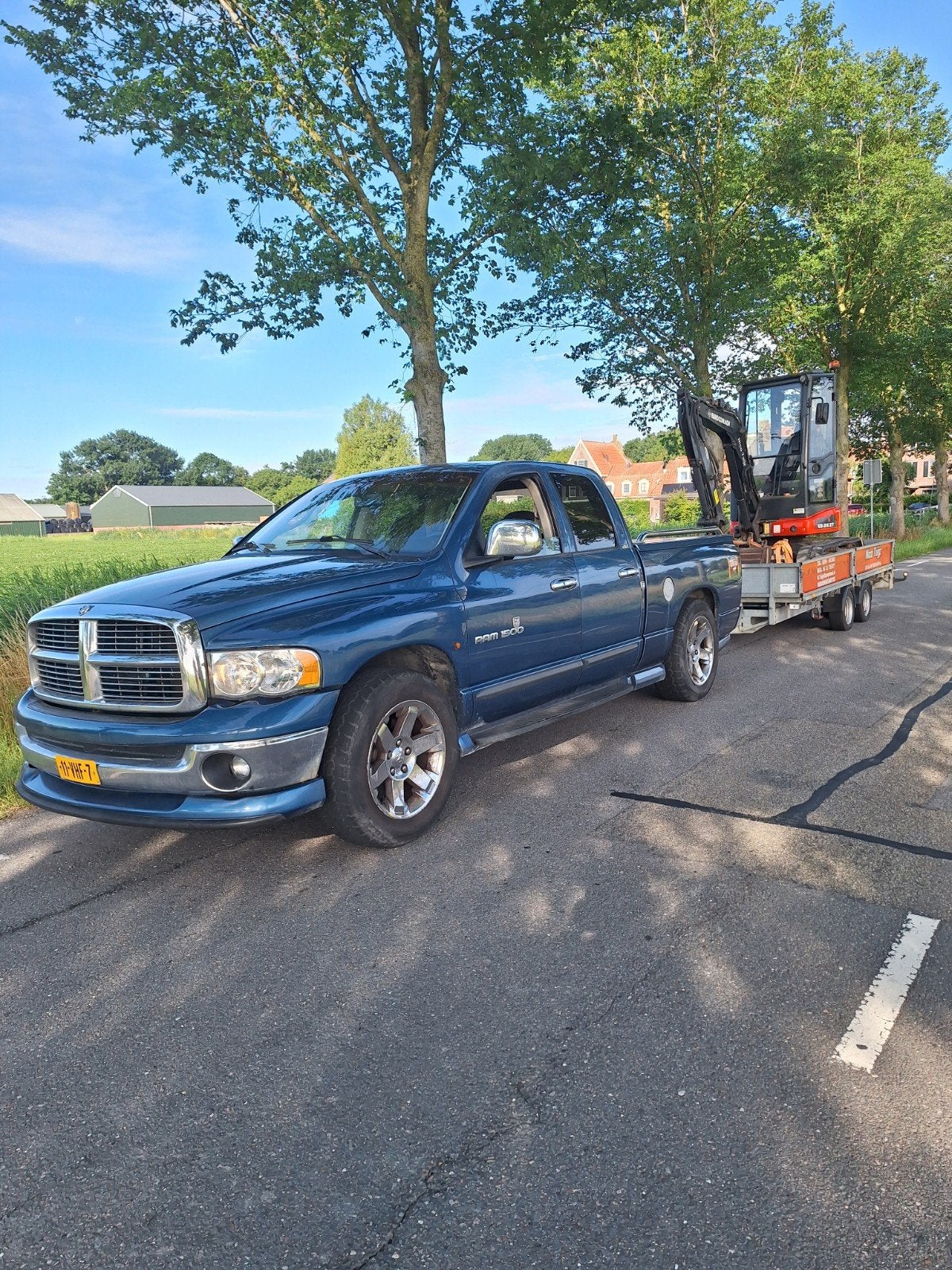 Dodge RAM Dodge RAM 2002, Auto's, Automaat, 8 cilinders, Blauw, 3000 kg