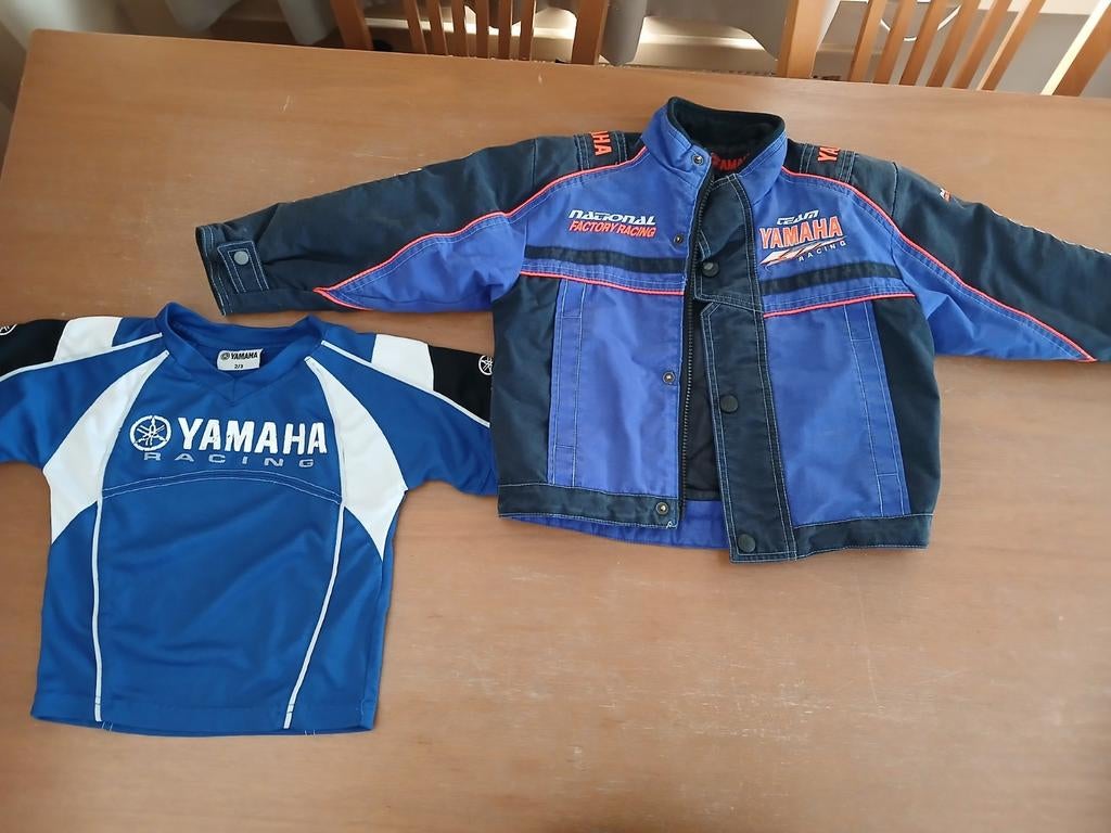 Yamaha kinder jas en shirt, Ophalen, Tweedehands, Kinderen, Yamaha
