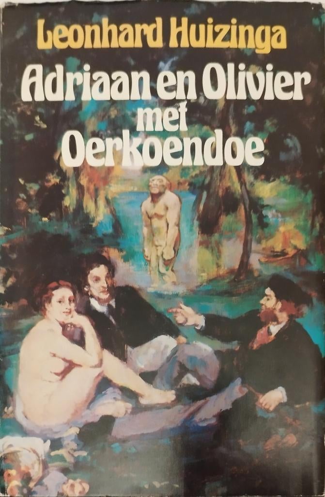 Leonard Huizinga *** Adriaan en Olivier met Oerkoendoe, Ophalen of Verzenden, Zo goed als nieuw, Leonard Huizinga, Verhalen