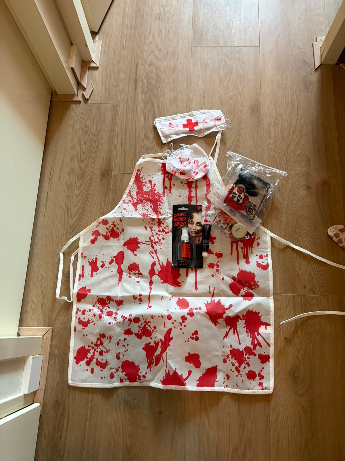 Horror verpleegster kostuum, Ophalen of Verzenden, Zo goed als nieuw