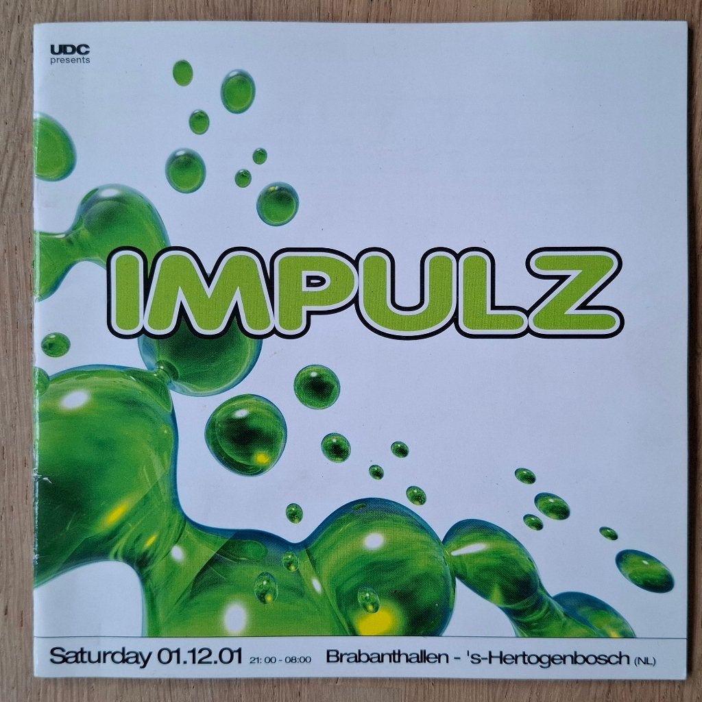 Impulz indoor 2001 programmaboekje, Onbekend, Ophalen of Verzenden, Zo goed als nieuw, Catalogus