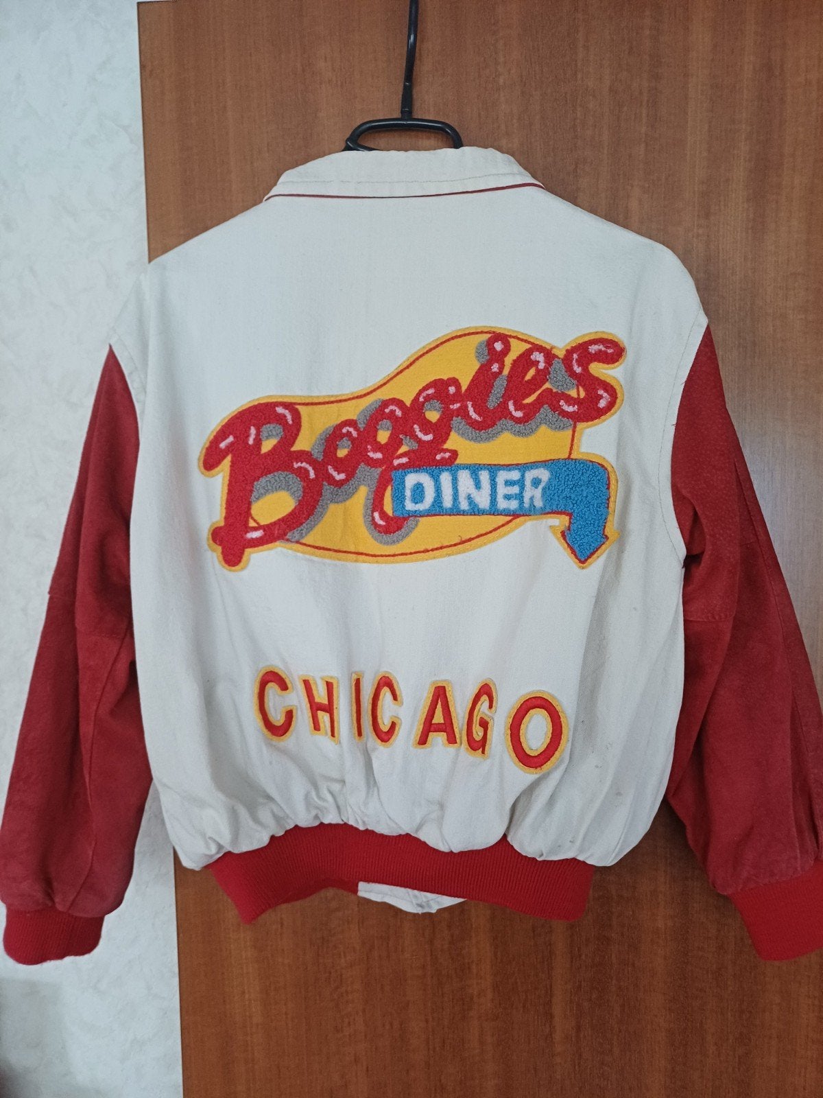 Vintage jaren '90 baseball bomberjack 152 tussenjas, Kinderen en Baby's, Ophalen of Verzenden, Gebruikt, Jongen of Meisje, Jas