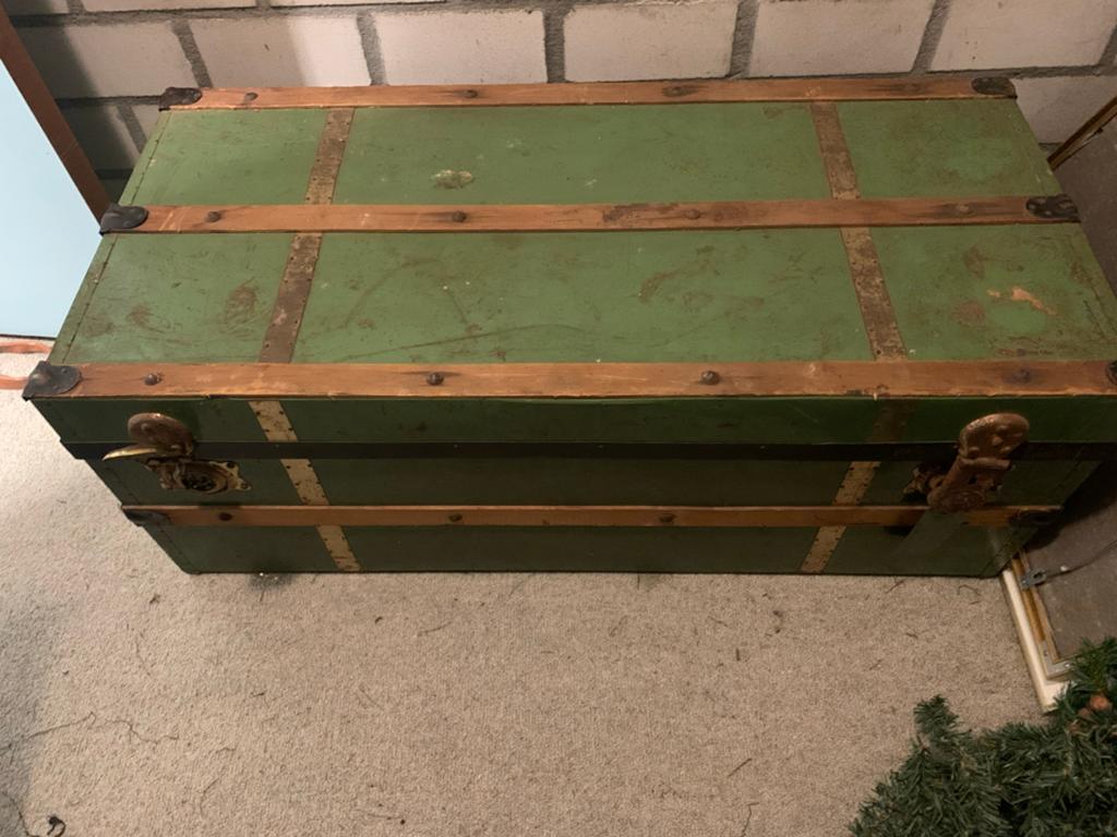 Vintage kist / Legerkist, Ophalen of Verzenden, Nederland