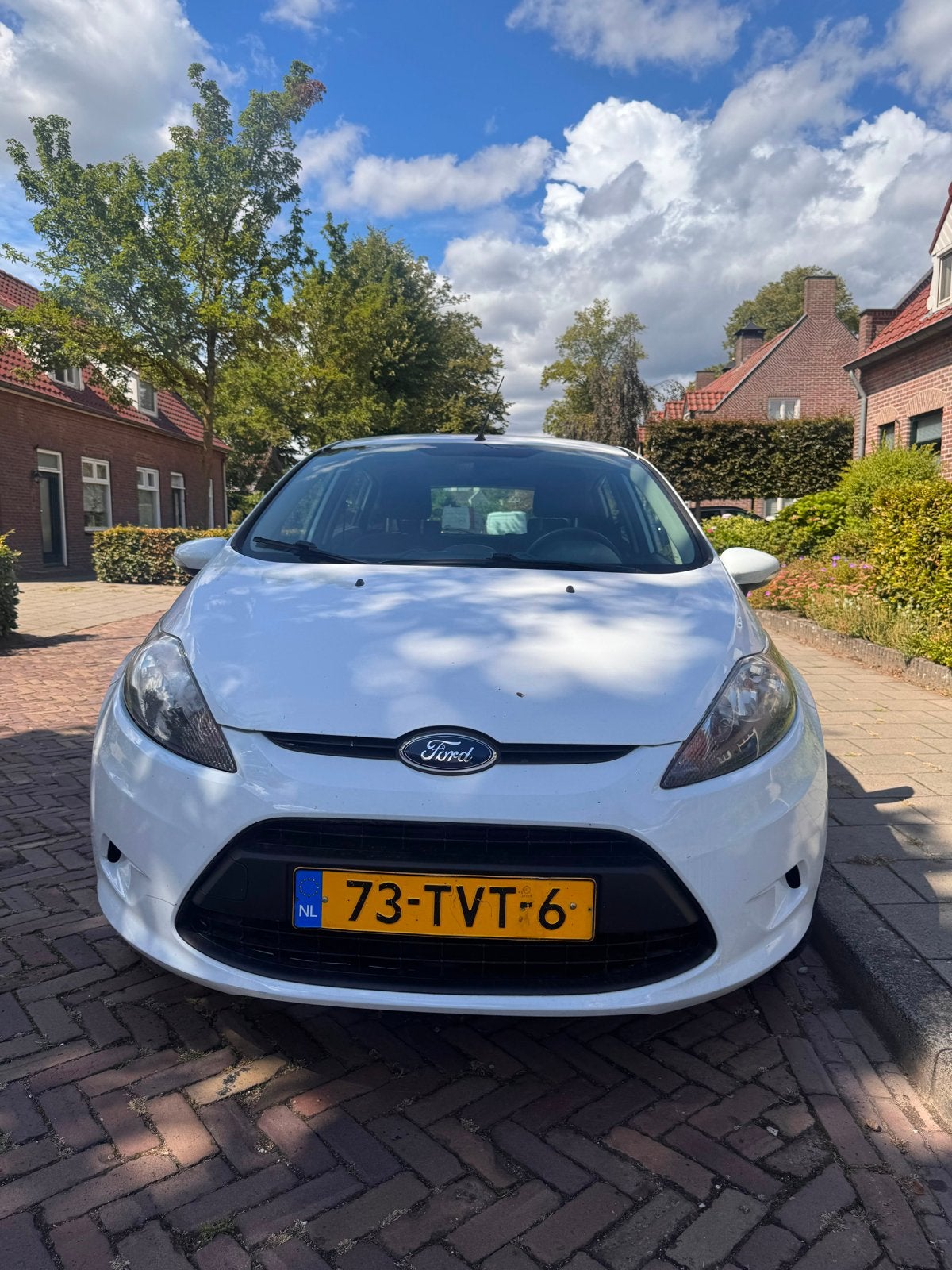 Ford Fiësta 1.25 44KW 5DR 2012 Wit, Voorwielaandrijving, 40 €/maand, 1242 cc, 4 cilinders