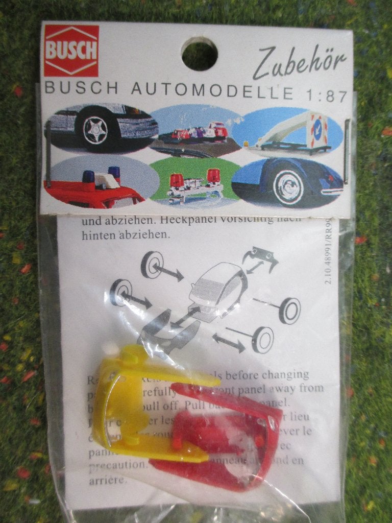 Set met twee Smart ForTwo Body Swap Kits - Busch rood + geel, Ophalen of Verzenden, Nieuw, Overige typen, Overige merken