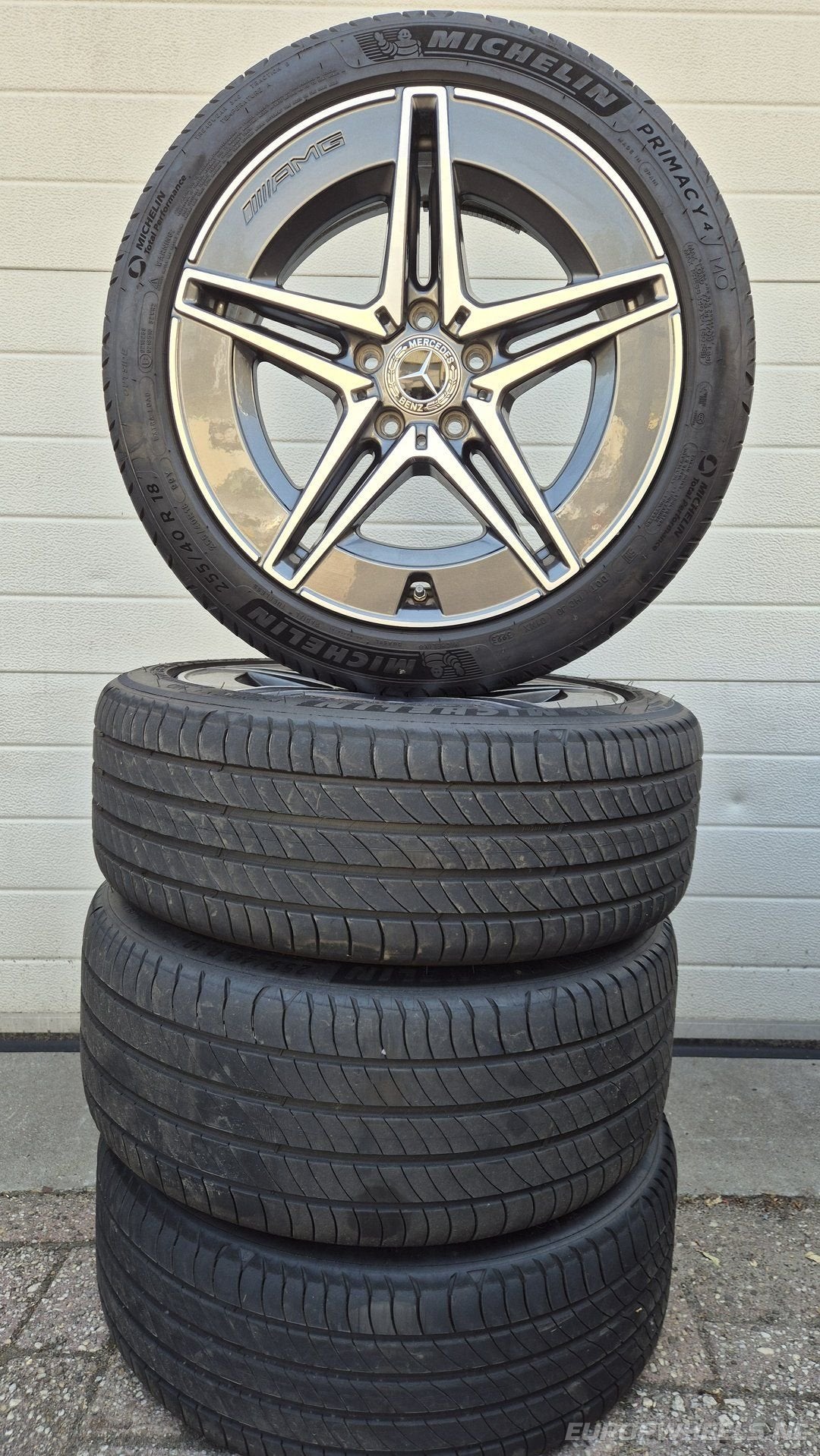 18 inch Mercedes W206 AMG breedset velgen zomerbanden, 18 inch, Gebruikt, -, -