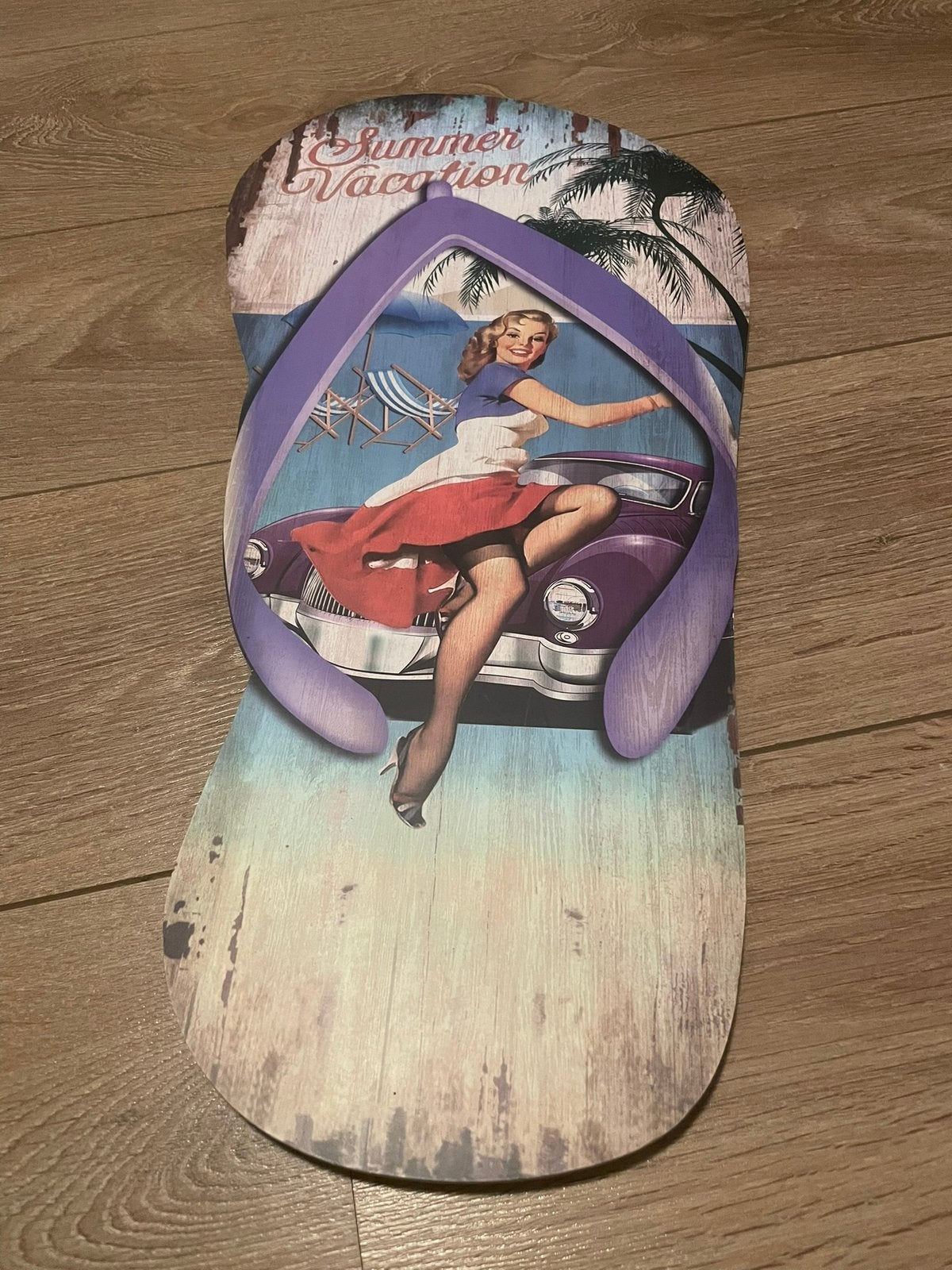 Wandbord in de vorm van een slipper, Ophalen of Verzenden