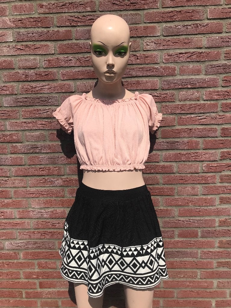 Top DIVIDED H&M maat S - Rok YES or No - maat S, Kleding | Dames, DIVIDED H&M, Ophalen of Verzenden, Zo goed als nieuw, Roze