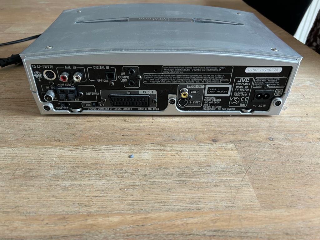 JVC TH-V70R DVD Home Cinema Set - Compleet Systeem, Ophalen, Gebruikt, JVC, 70 watt of meer