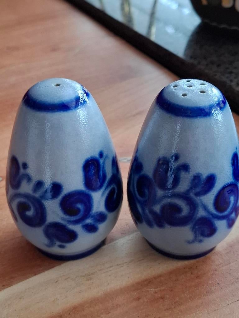 Vintage peper en zoutstel, jaren '70, Ophalen of Verzenden