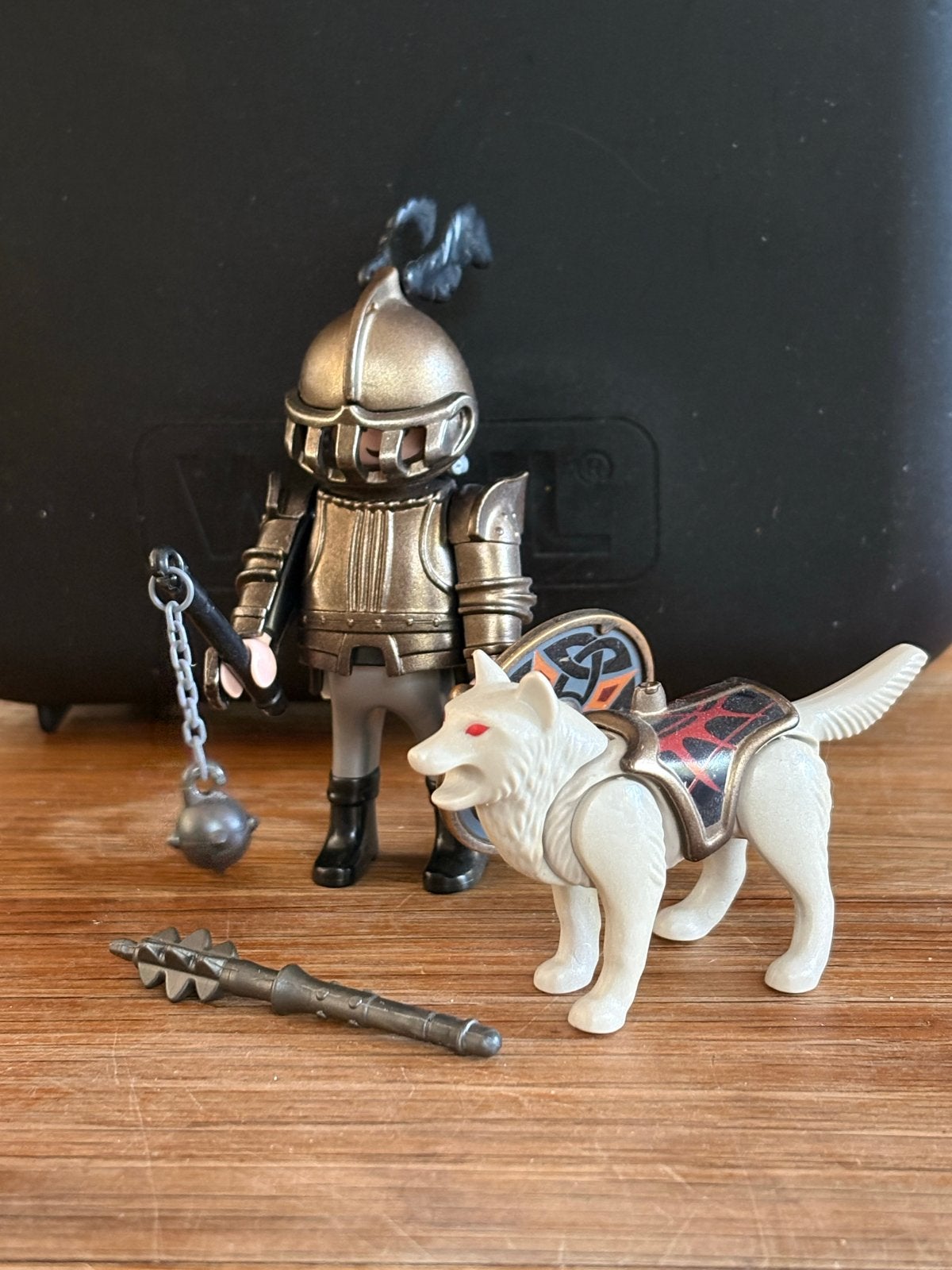 Playmobil Set 4809: Drakenridder met Wolf, Gebruikt, Complete set, Ophalen of Verzenden, Knights