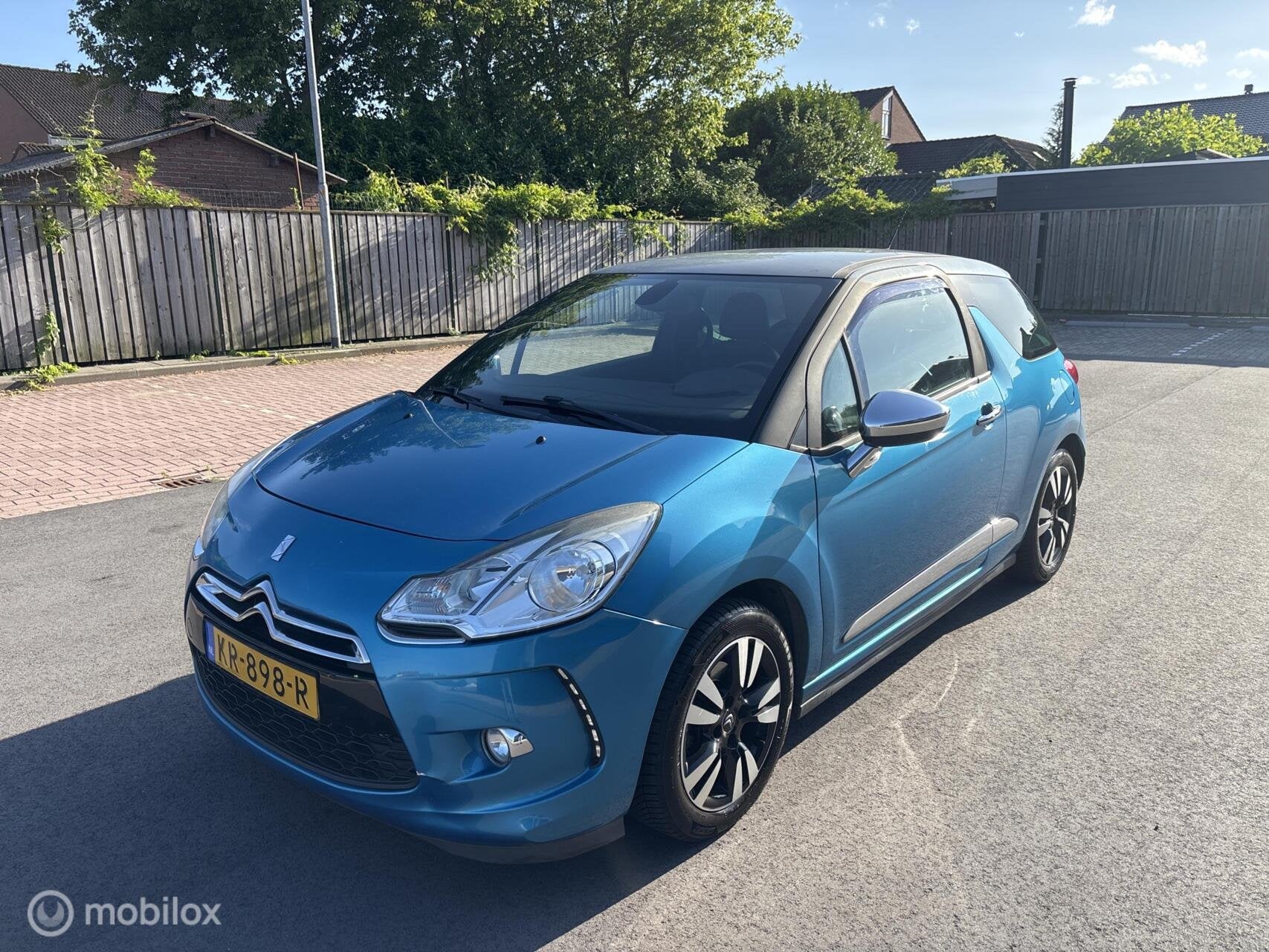 Citroen DS3 1.6 So Chic 2010 Blauw Leuke auto, Voorwielaandrijving, Euro 5, Automatische klimaatregeling, 4 cilinders