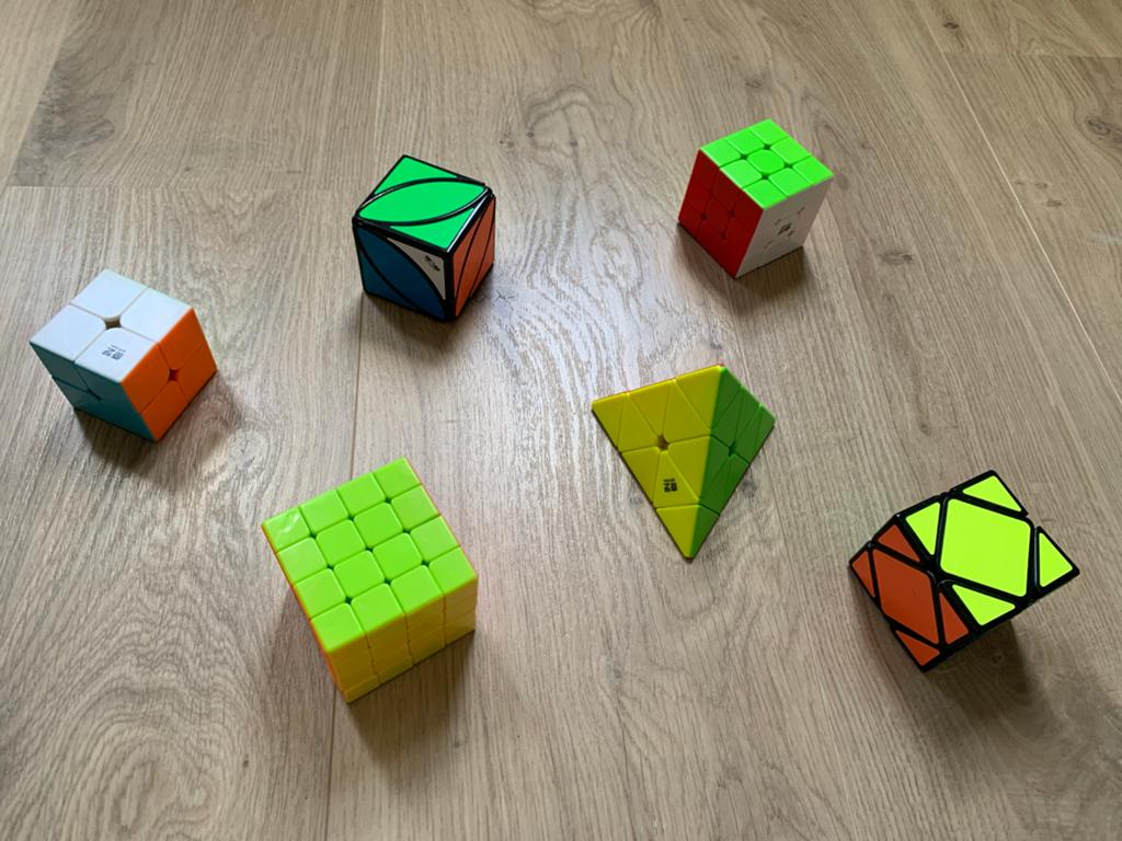 Diverse Rubik's en 3D-puzzels - Set van 6, Ophalen of Verzenden, Zo goed als nieuw