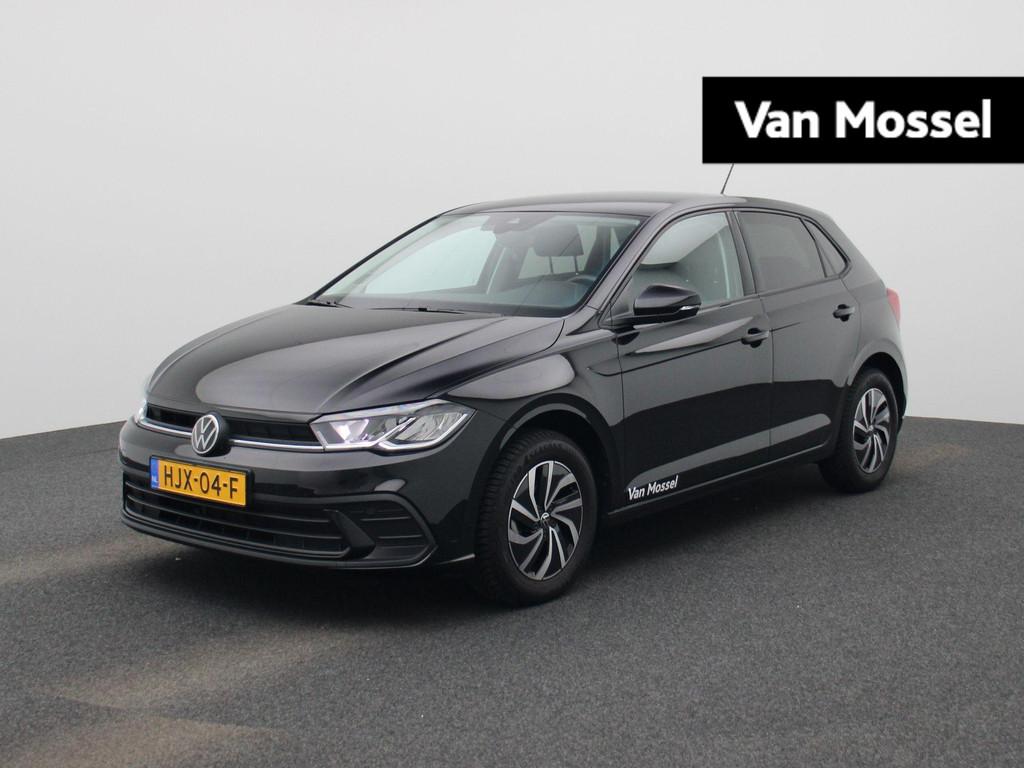 Volkswagen Polo 1.0 TSI Life Edition | Parkeersensoren achte, 12 maanden, Stof, 1069 kg, Zwart