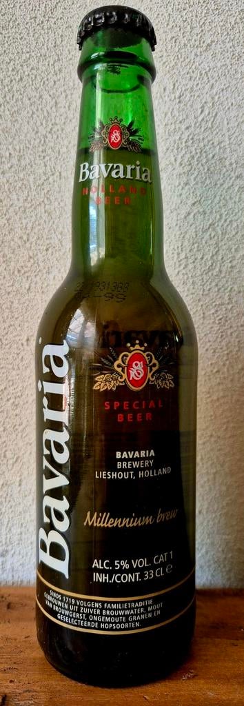 BAVARIA HOLLAND special beer Millennium brew 5% Lieshout 33c, Ophalen of Verzenden, Zo goed als nieuw, Flesje(s), Bavaria
