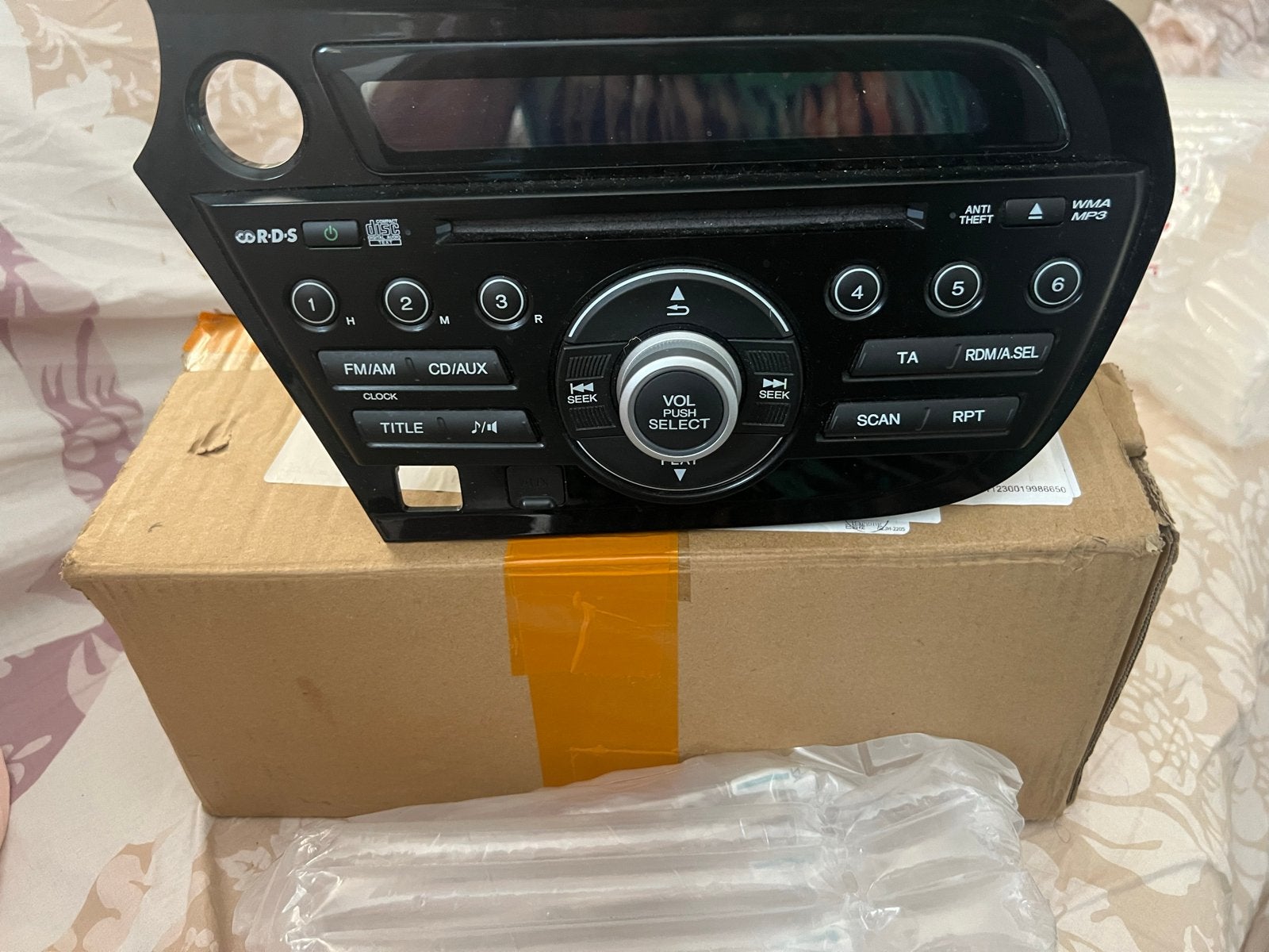 Originele Honda Autoradio CD/Cassette P/N 39100-TMB-G03, Ophalen of Verzenden, Gebruikt