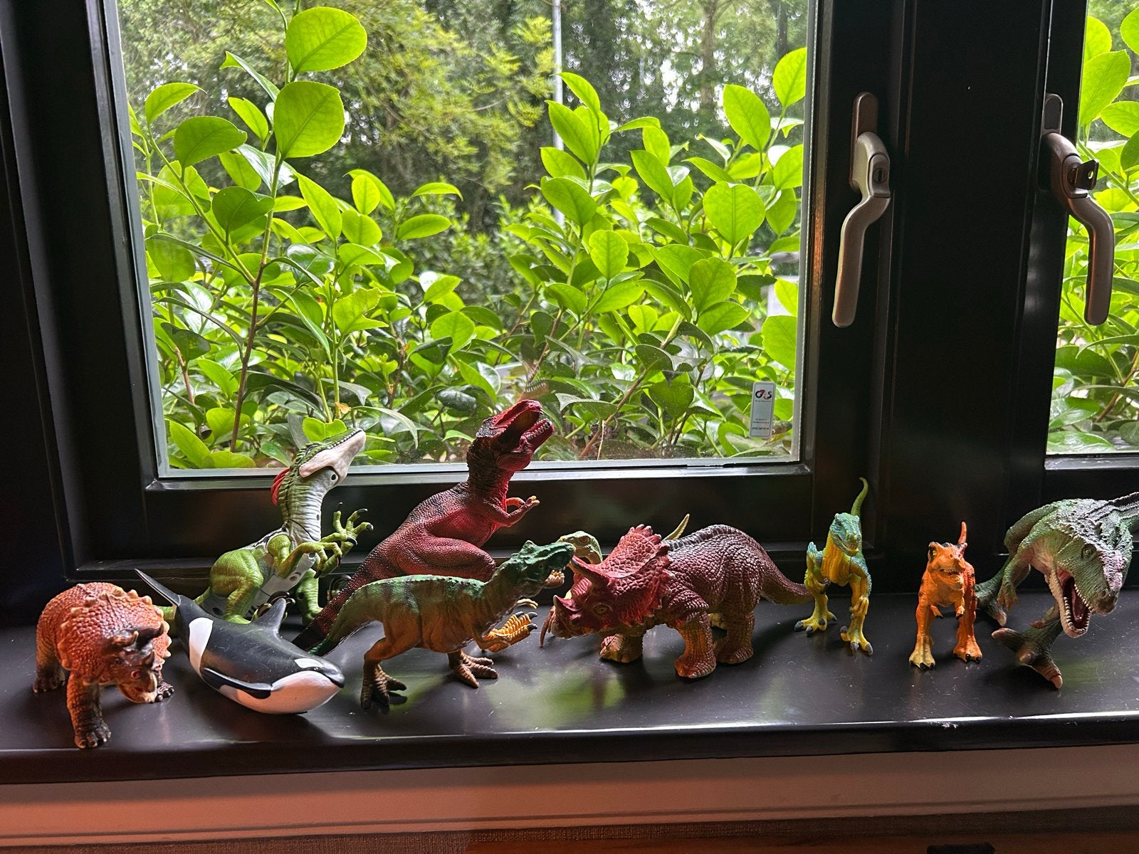 Dinosaurus en orka speelgoedfiguren set, Ophalen of Verzenden, Gebruikt, Jongen of Meisje