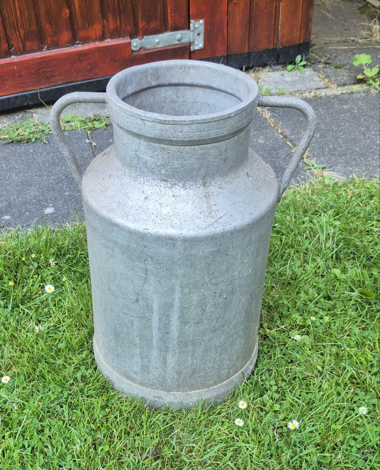 Aluminium melkbus, Ophalen