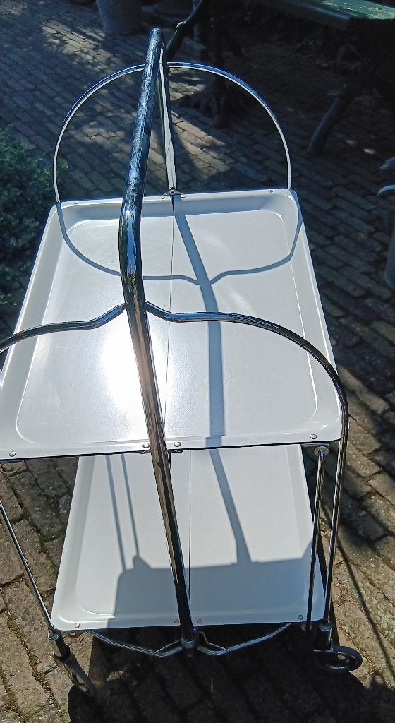 Vintage bartender, trolley, opvouwbaar DINETT, BREMSHEY, Ophalen of Verzenden