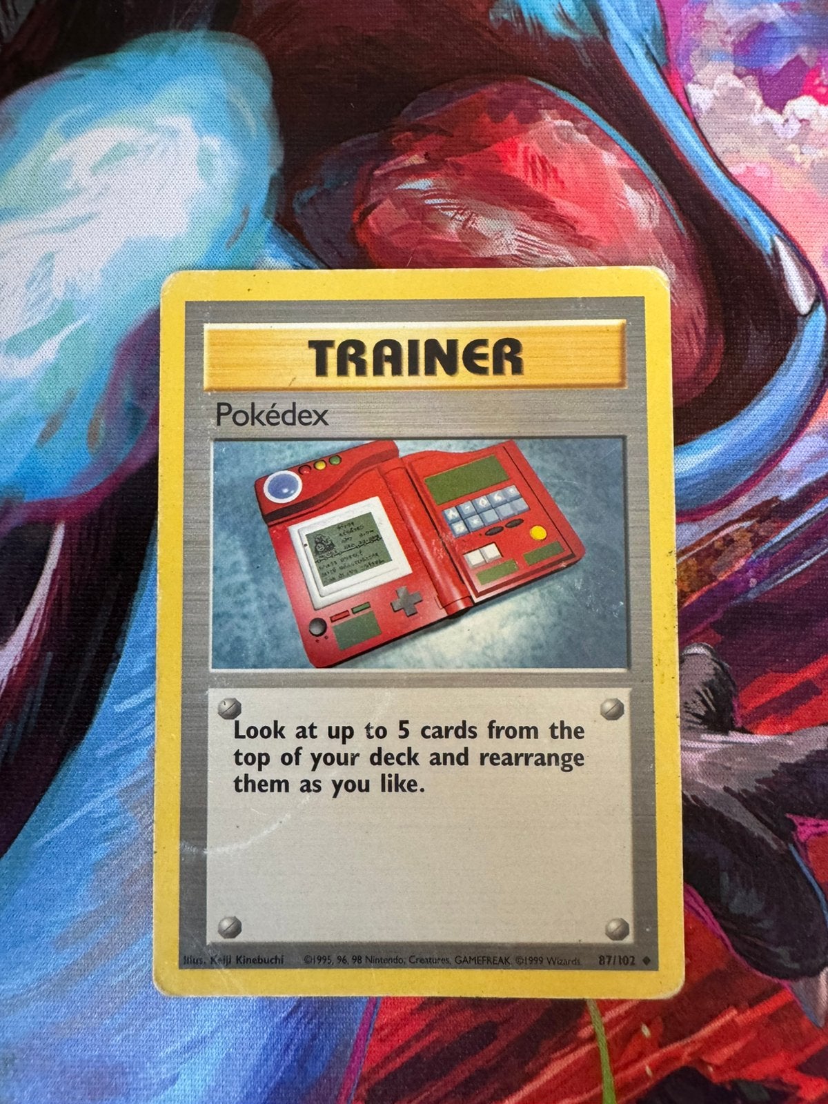 Pokémon kaarten Pokédex #87 Base set, Ophalen of Verzenden, Gebruikt, Losse kaart