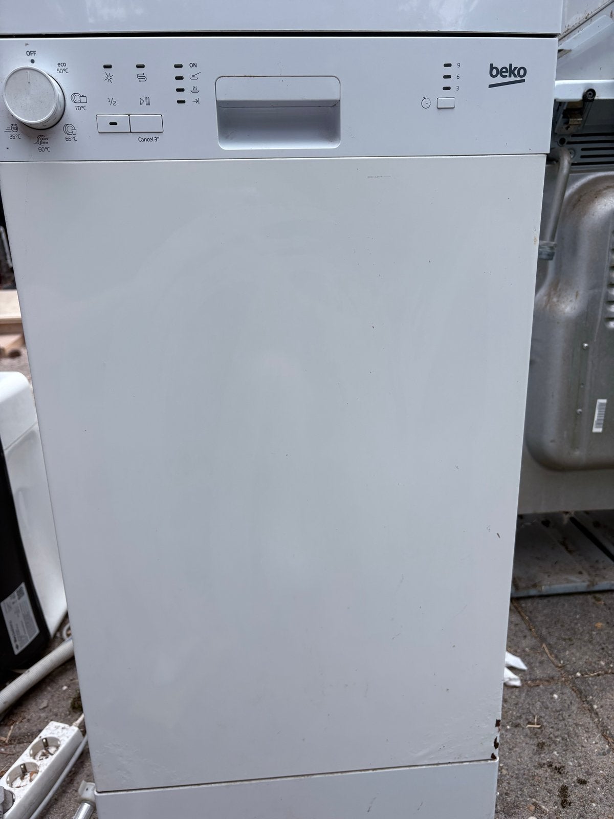 Beko vaatwasser - Gebruikt, werkt nog goed!, Ophalen, Gebruikt, 60 cm of meer, Eco programma